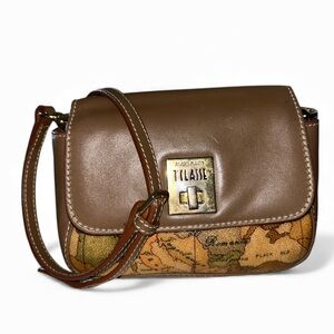 Alviero Martini Mini Genuine Leather Crossbody Bag